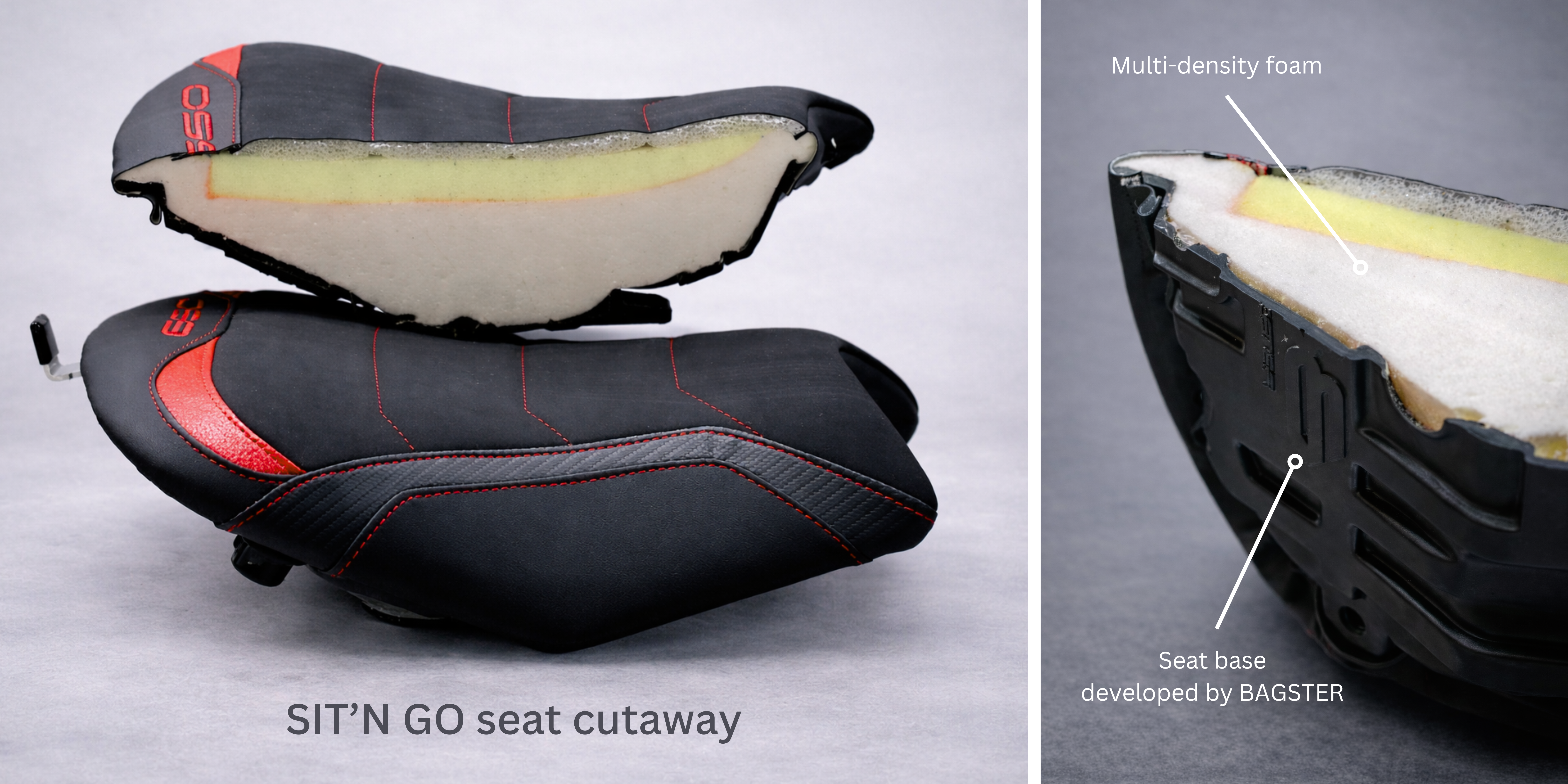 SIT'N GO seat cutaway SIT’N GO seat cutaway